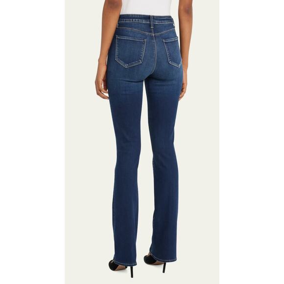 L'Agence Selma Baby Bootcut Jeans 30 10 Columbia High Rise Dark Wash Boot Cut - Picture 3 of 7
